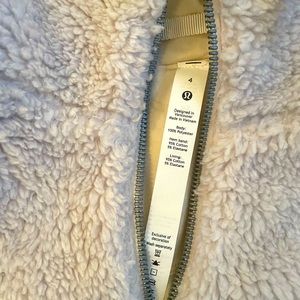 Lululemon Sherpa pullover fleece jacket